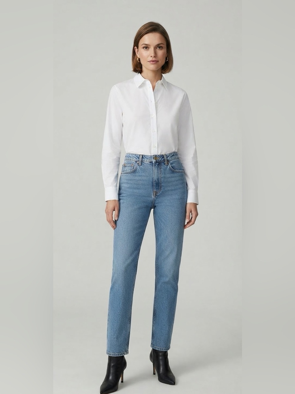 Maje 34 Classic High-Rise Blue Women's Jeans